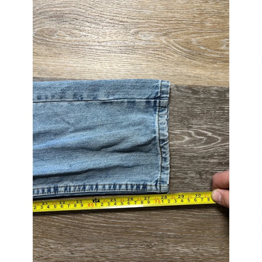 Urban Pipeline Regular Fit Jeans Mens 31x30 Blue Good Paint Splatter Distressed